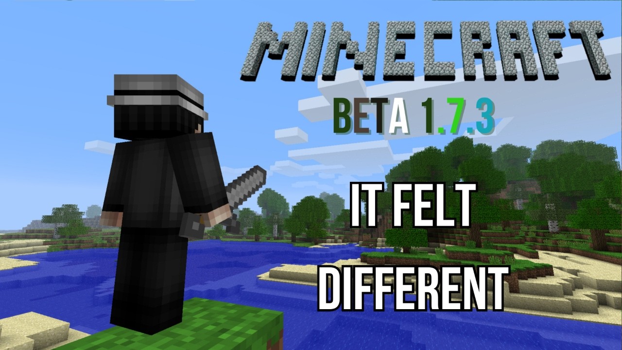 Trying Minecraft Beta 1.7.3 For The Very First Time in 2026