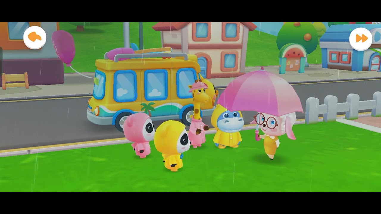 Baby bus school bus kids cartoon children cute game#gaming#babybus#hashtag