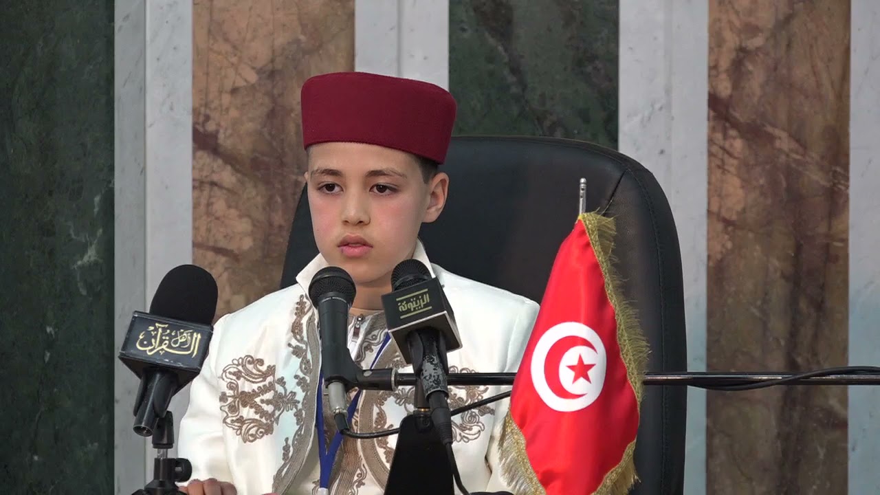 مشاركة الطالب محمد معاذ الربودي في المسابقة القرآنية يوم 15شعبان1442ه بجامع الصفاء بحمام الشط