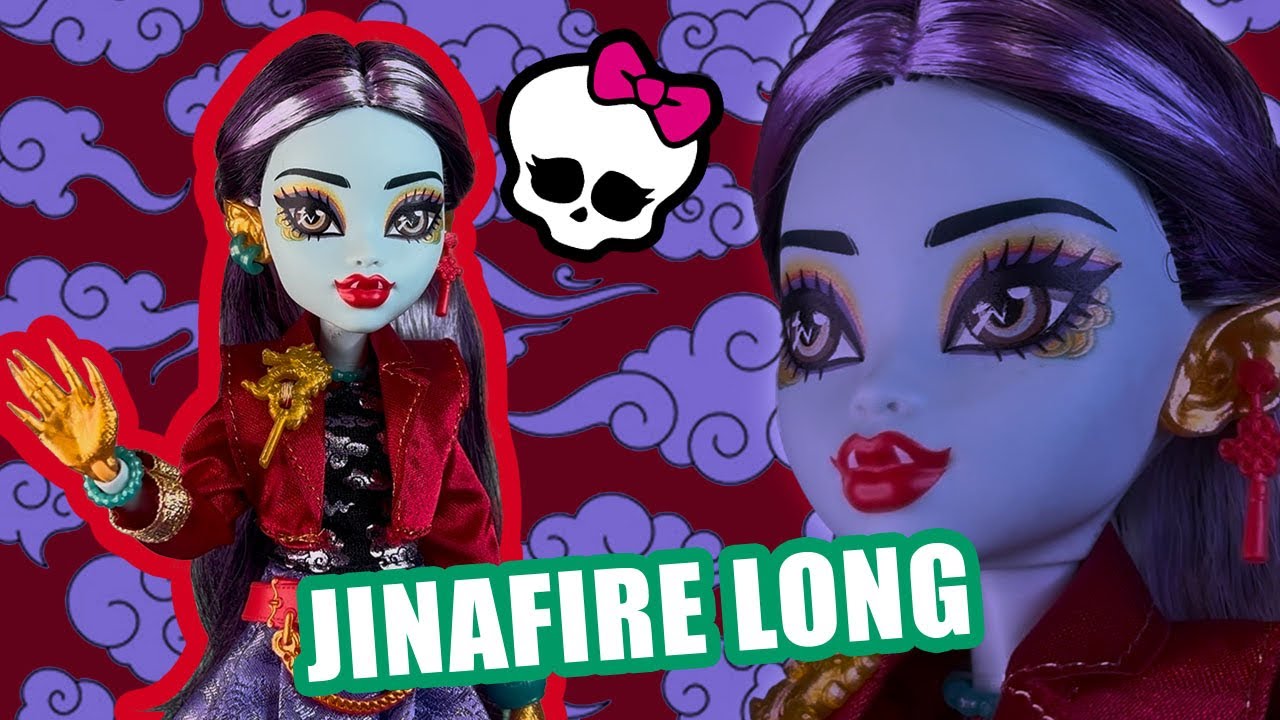 ¡LA MEJOR DE LA G3! | Muñeca Jinafire Long de Monster High G3 ¡Unboxing y revisión! 🐲💜❤️