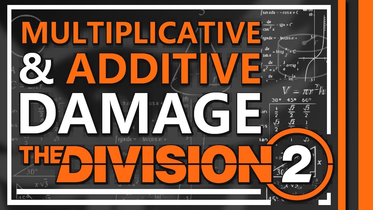 Мультипликативный и аддитивный урон в The Division 2