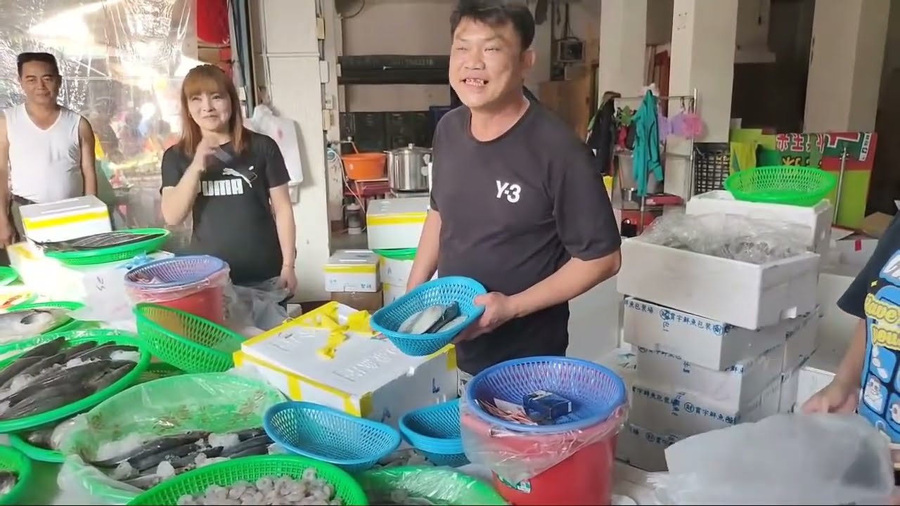 帥老爸最愛黑白賣 中彰海王子彰化和美海鮮叫賣