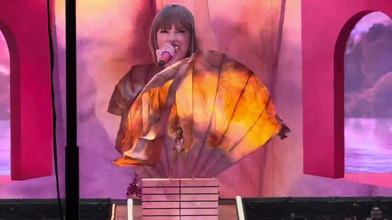 Eras Tour London Night 7, Intro, Miss Americana and Cruel Summer.