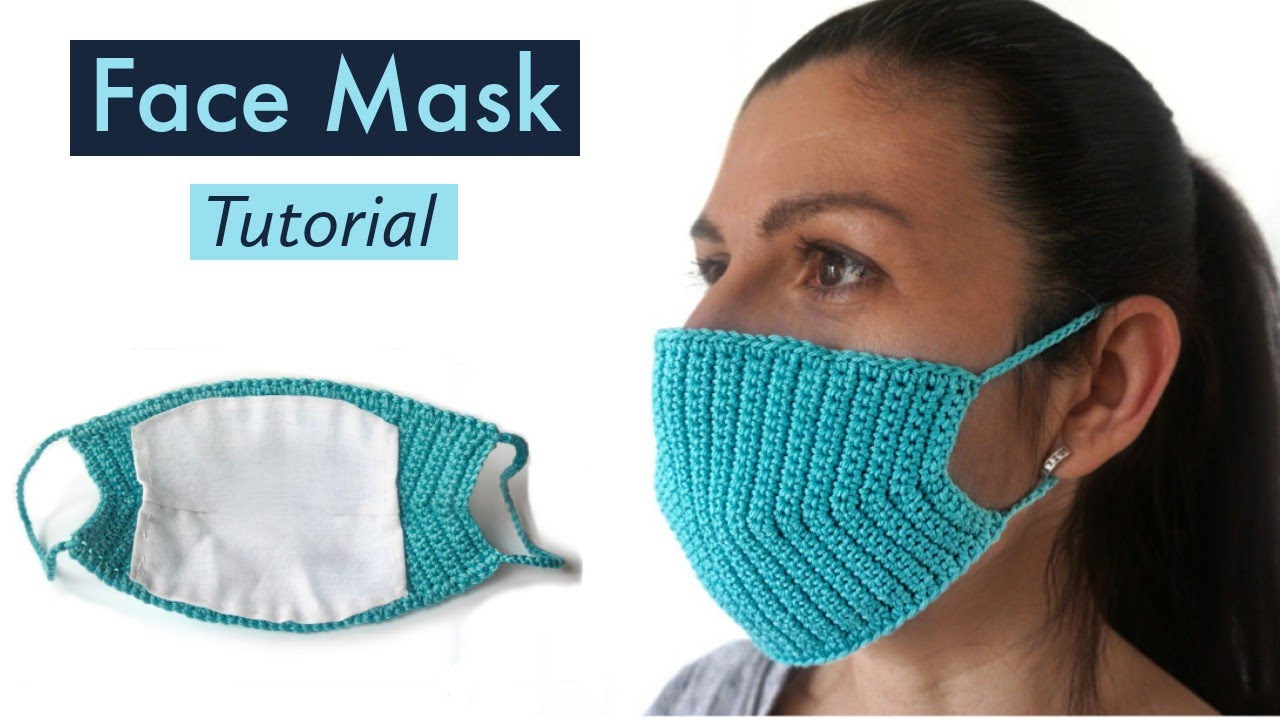 How to make Crochet Face MASK DIY | Heklana Maska za Lice