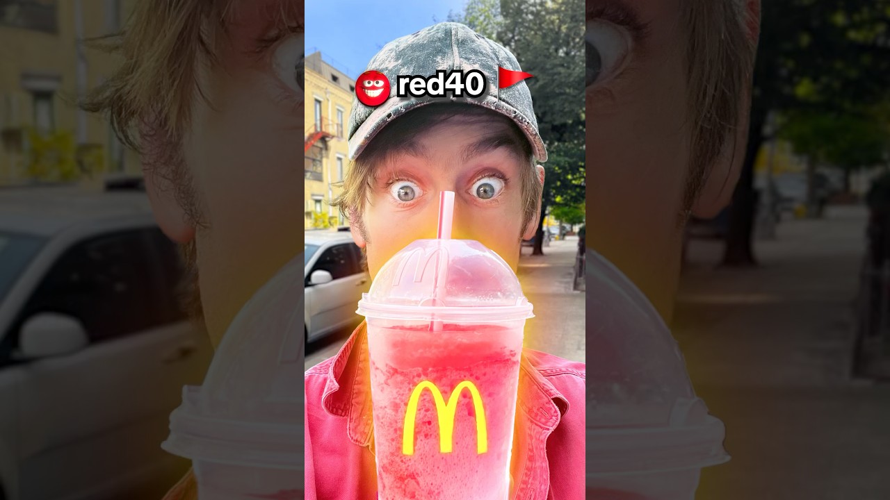 В каком пункте меню больше всего Red40?