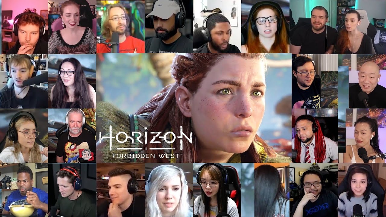 Horizon Forbidden West Gameplay Reaction Mashup