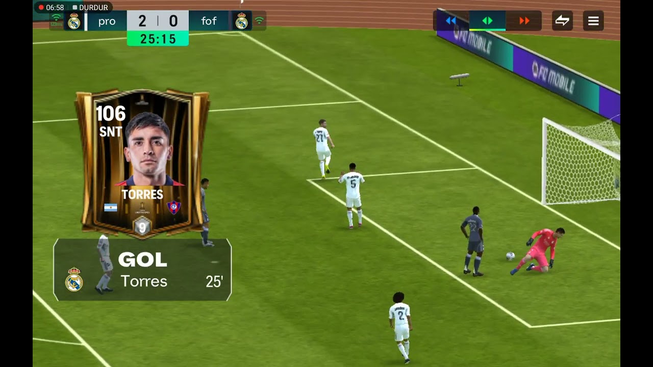 Merhaba bu gün FC mobile de maçları kazandım