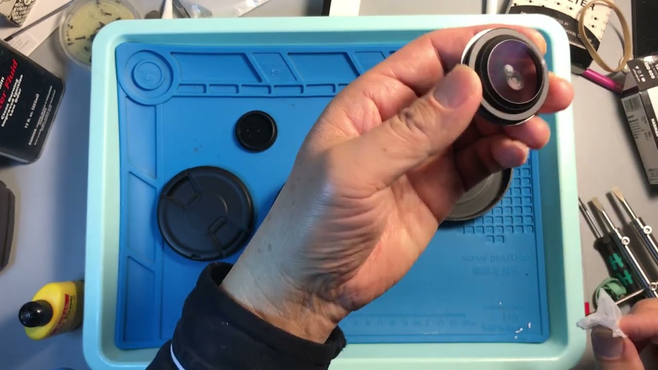 Mamiya RB67 Camera Repair: Remove fungus in Mamiya-Sekor lens