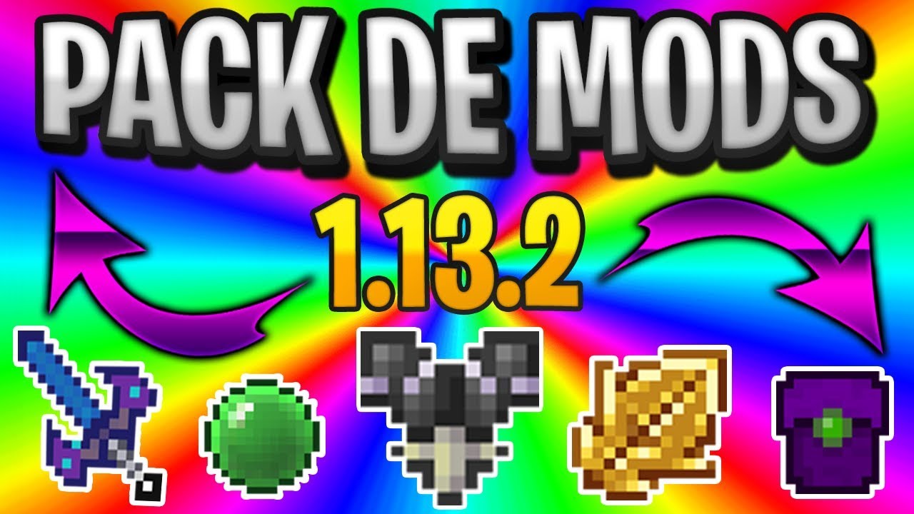 PACK de MODS para MINECRAFT 1.13.2 CON 15 Mods || Sin Lag - Los Mejores Mods de la 1.13.2 - #22