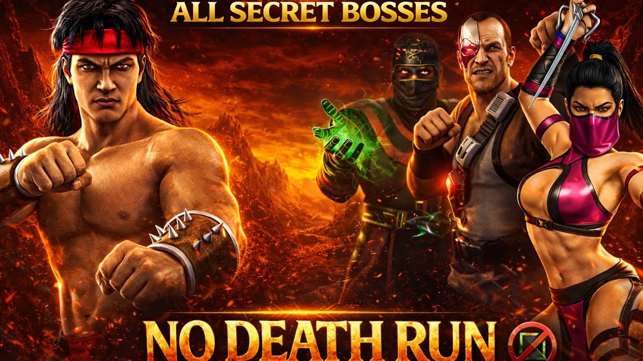 MK Shaolin Monks in 2026 – NO DEATH Run on HARDEST Difficulty (All Secret Bosses)
