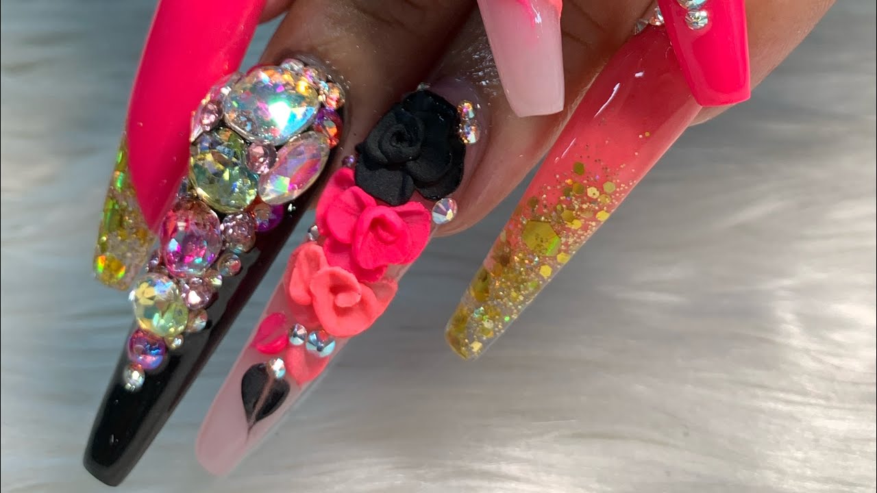 Watch me work |Client edition | Black, gold, & pink swag