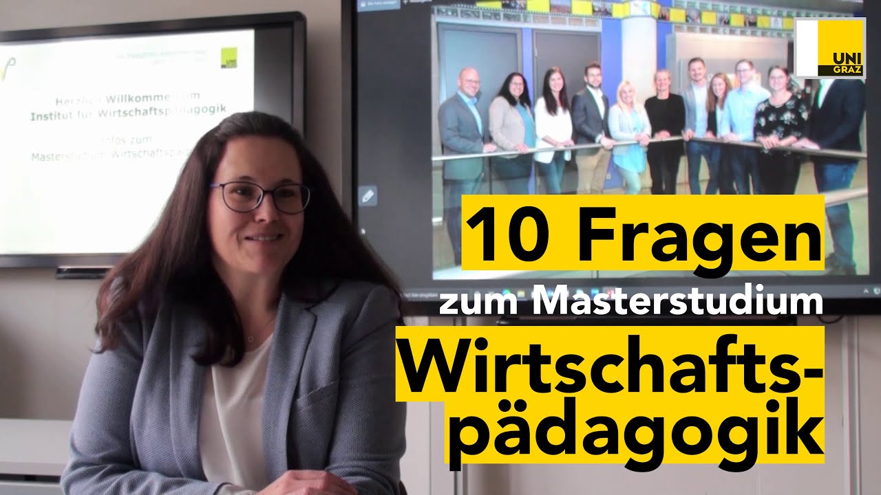 Was ist Wirtschaftspädagogik? Das Studium an der Uni Graz