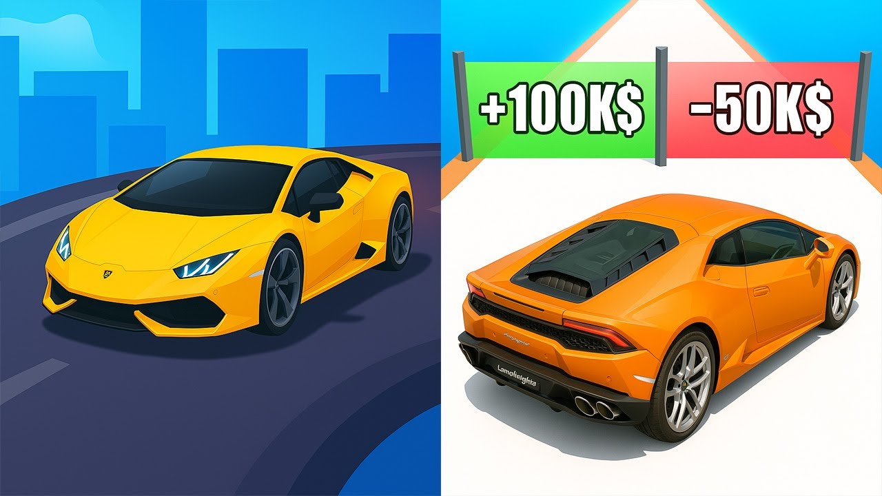 Race Master 3D VS Get the Supercar 3D - All Levels Gameplay Android iOS Ep 7