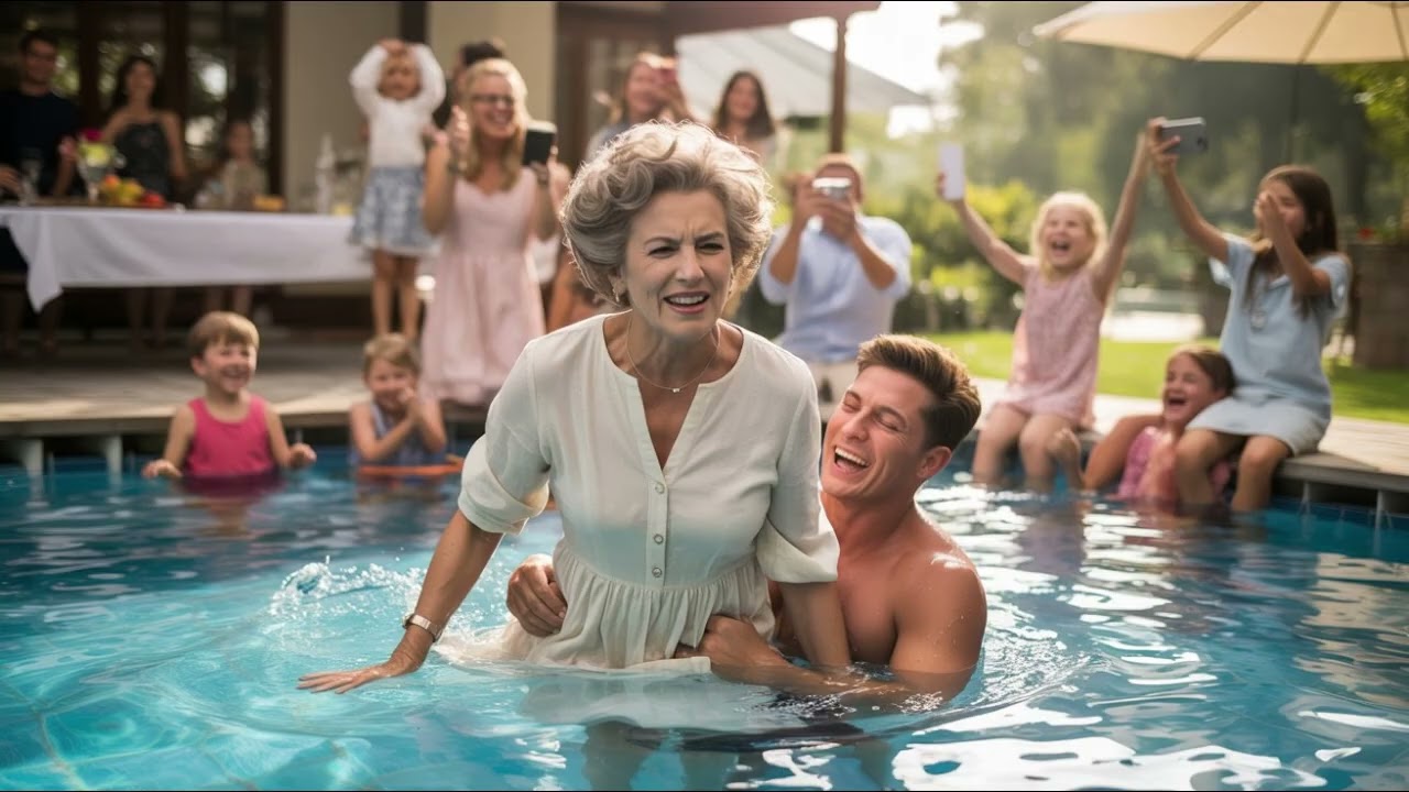 Mon fils m'a poussé dans la piscine en disant _ « Calme-toi ! » Tout le monde a ri. Mais…