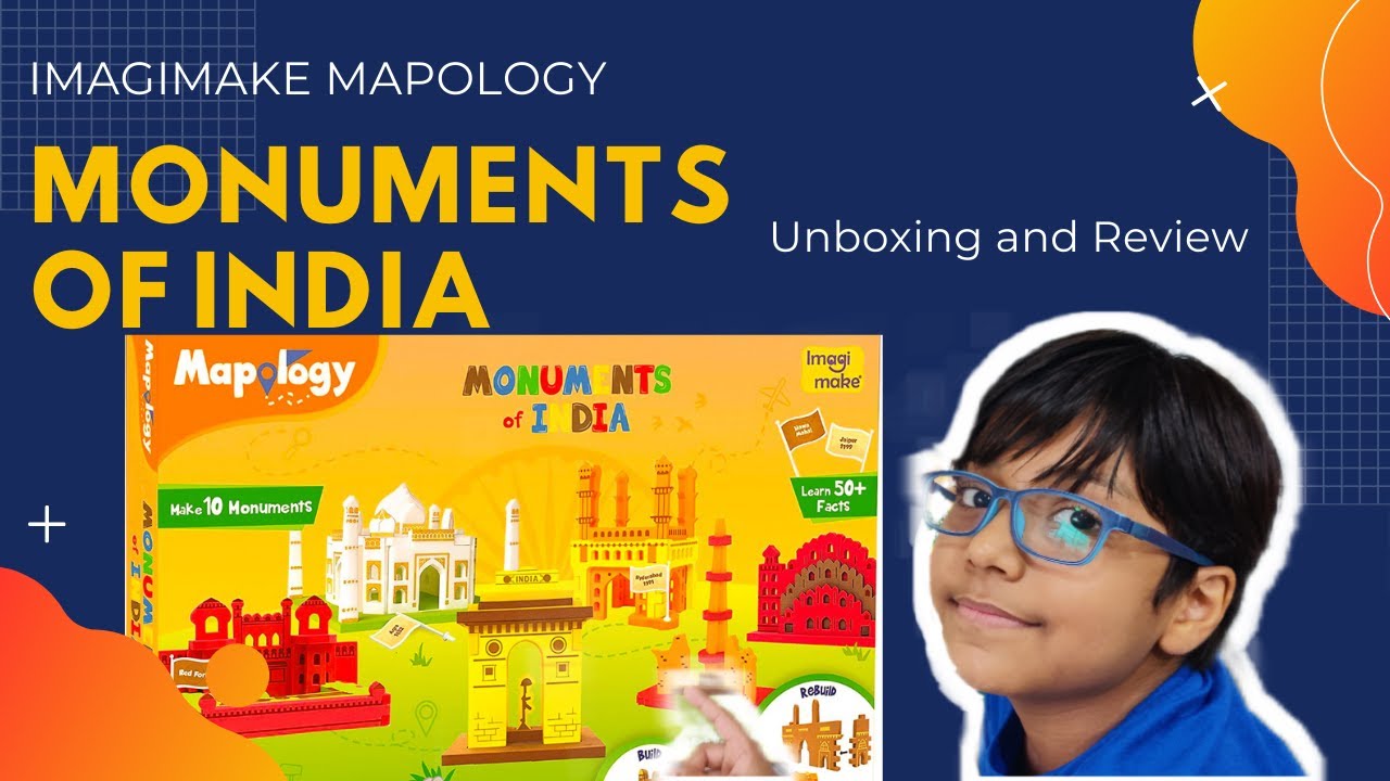 Обзор Mapology Monuments of India @Imagimake Play Solutions