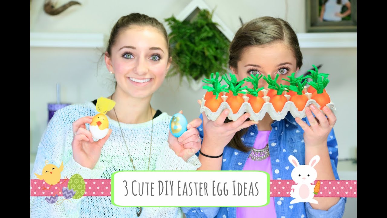 3 Cute DIY Easter Egg Ideas | Brooklyn and Bailey