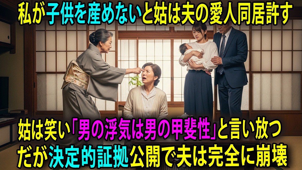 「愛人の子も私の孫よ」と豪語する義母の正体。金庫に眠るDNA鑑定書が証明した、家族を壊す“禁断の裏切り”とは？