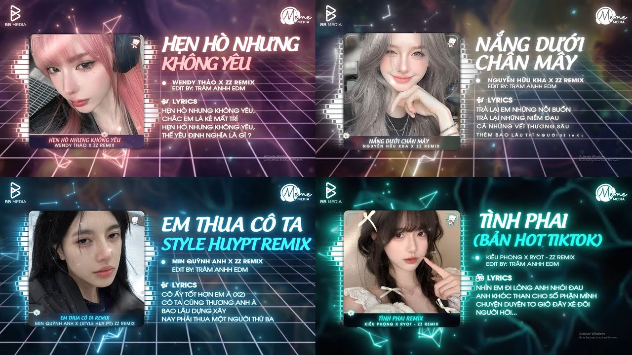 [Tổng Hợp Nhạc Hot TikTok] Hẹn Hò Nhưng Không Yêu x Nắng Dưới Chân Mây 🍹 Full List Remix Hot TikTok