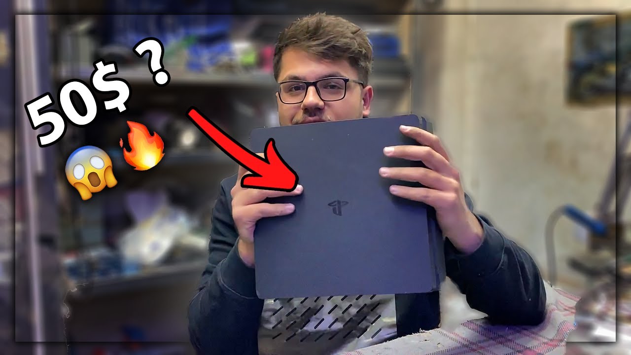 أشتريت بلايستيشن ٤ بي ٥٠ دولار فقط 🔥 بس المشكلة انو ما تشتغل - هل فينا انصلحها ؟