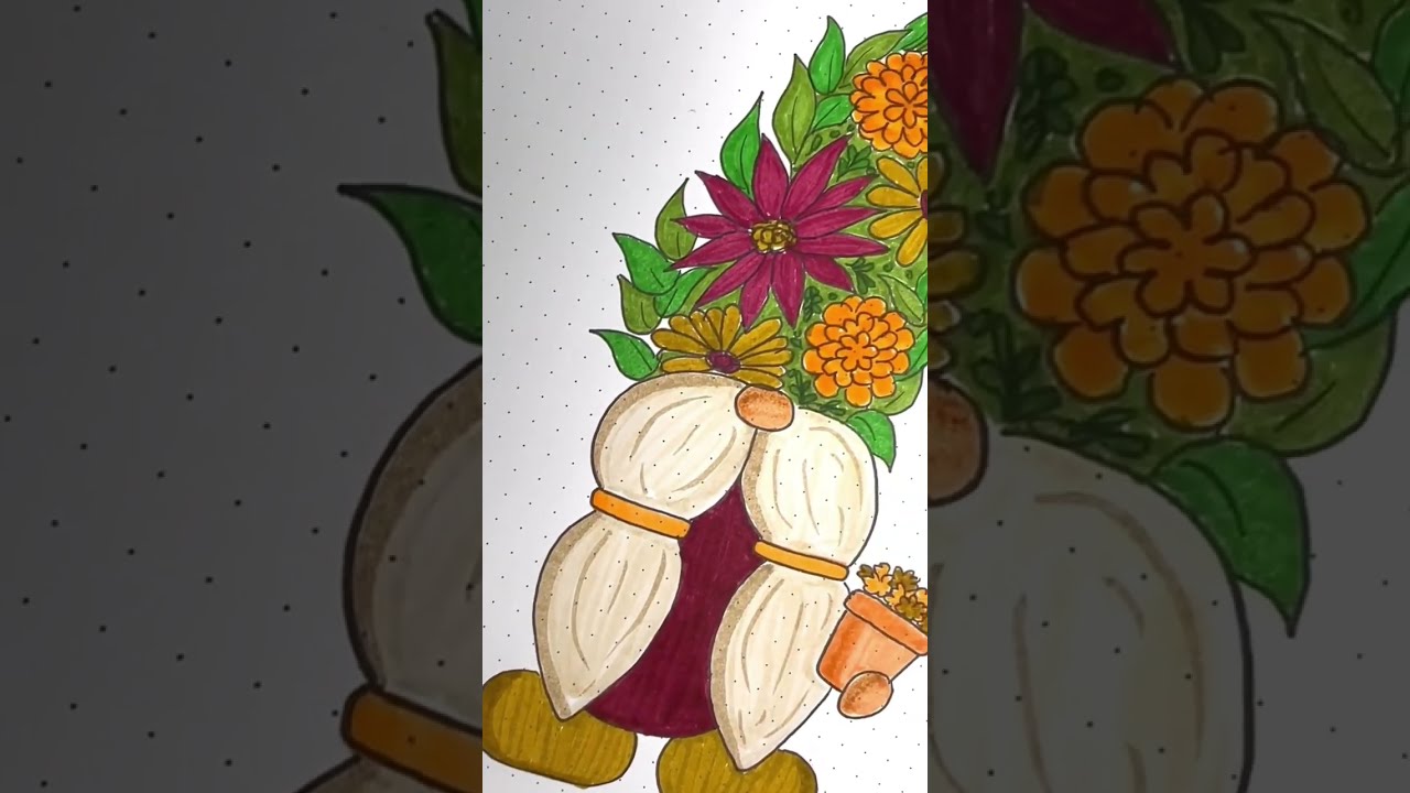 GNOMEVEMBER DAY 17 || Fall Floral Gnome