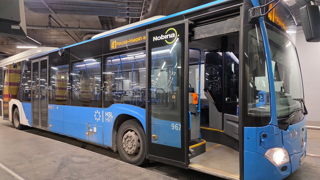 Nobina Finland 967 Mercedes-Benz Citaro LE MÜ @ HSL bus line 41 in Helsinki, Finland