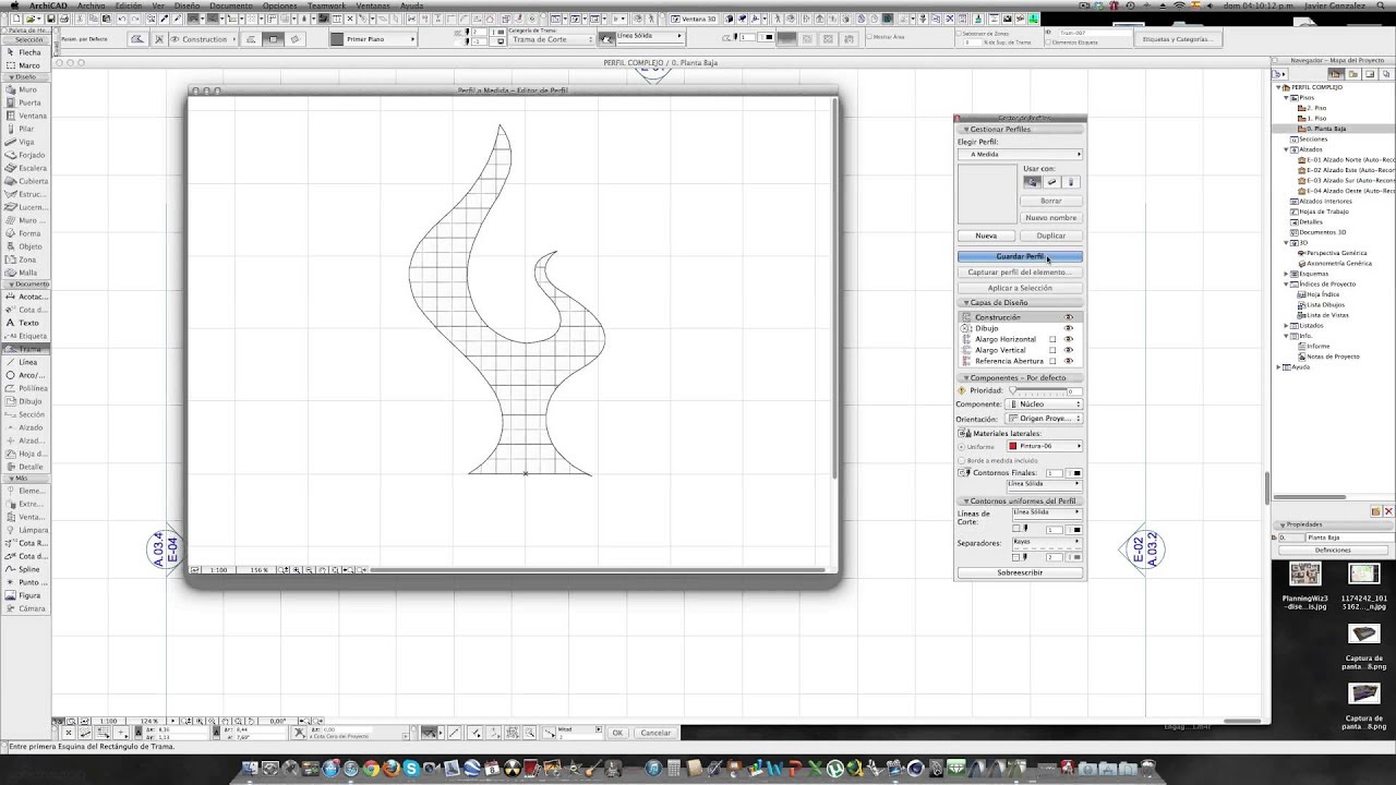ARCHICAD TUTORIAL 8 PERFIL COMPLEJO