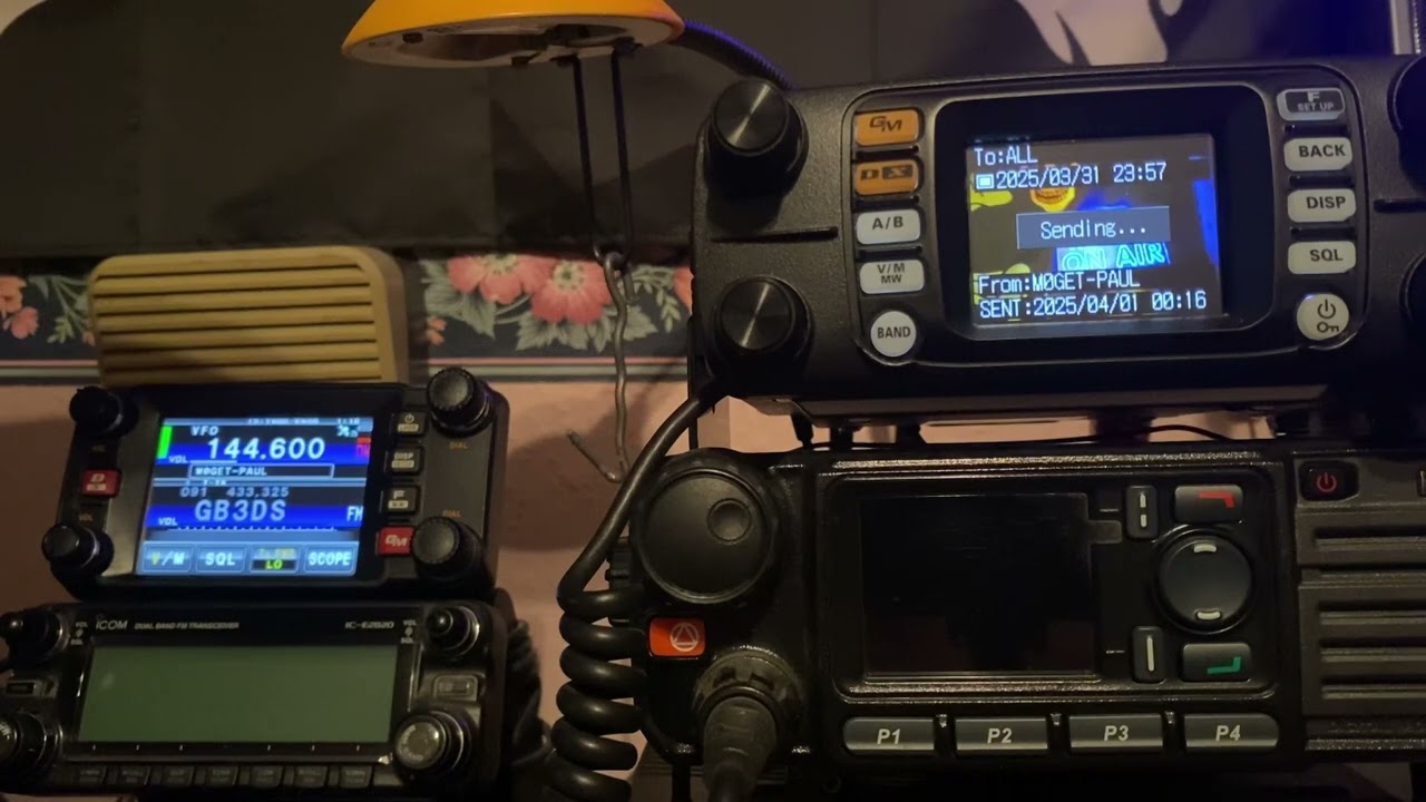 Sending pictures using C4FM (Yaesu System Fusion)