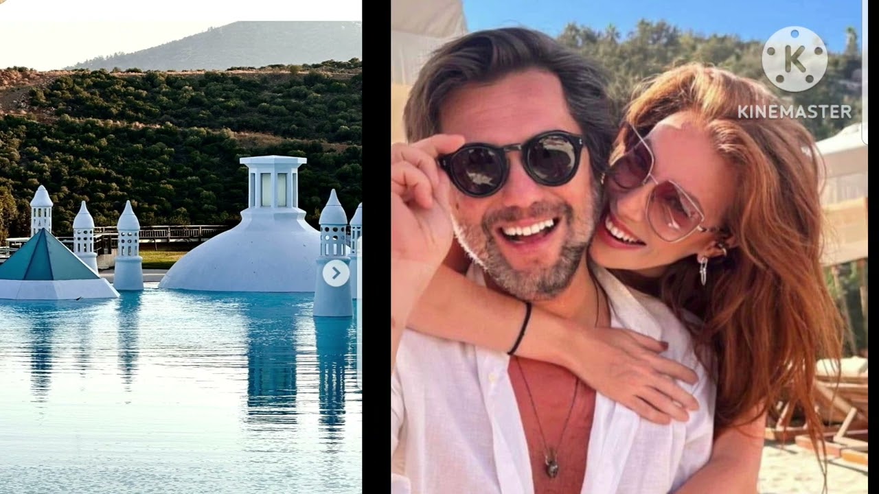Elçin Sangu y Yunus Özdiken pasándolo pipa 😉😋también este verano 🏖🏖🏖🏖