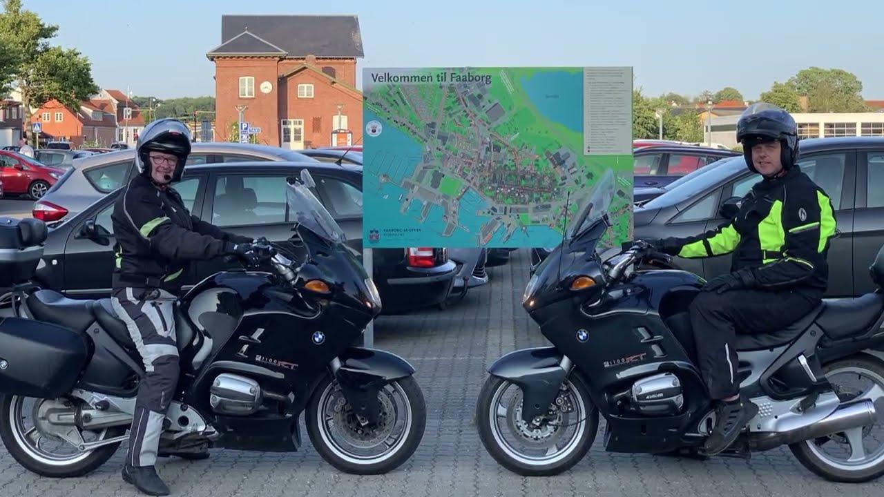 Evening ride on three BMW R1100RT