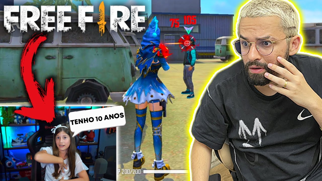 A MENINA PRO PLAYER DE 10 ANOS QUE JOGA MELHOR QUE MUITOS FREE FIRE!!