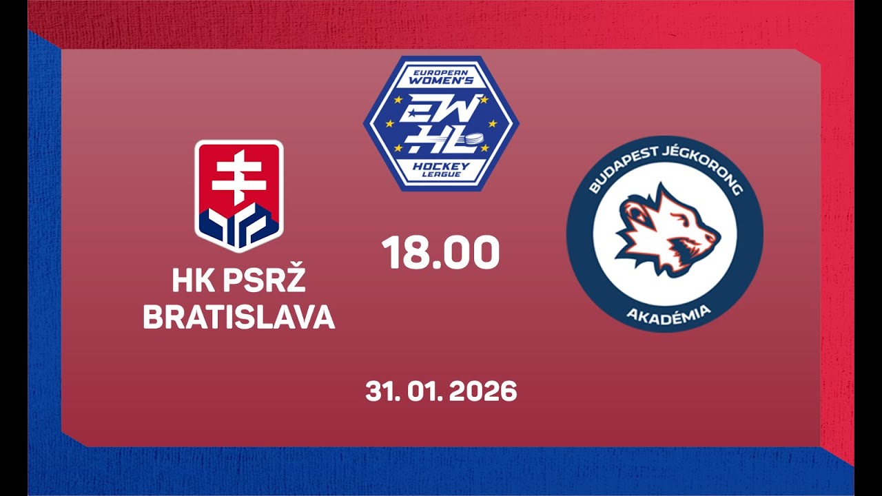 EWHL: HK PSRŽ Bratislava - Budapest Jégkorong Akadémia