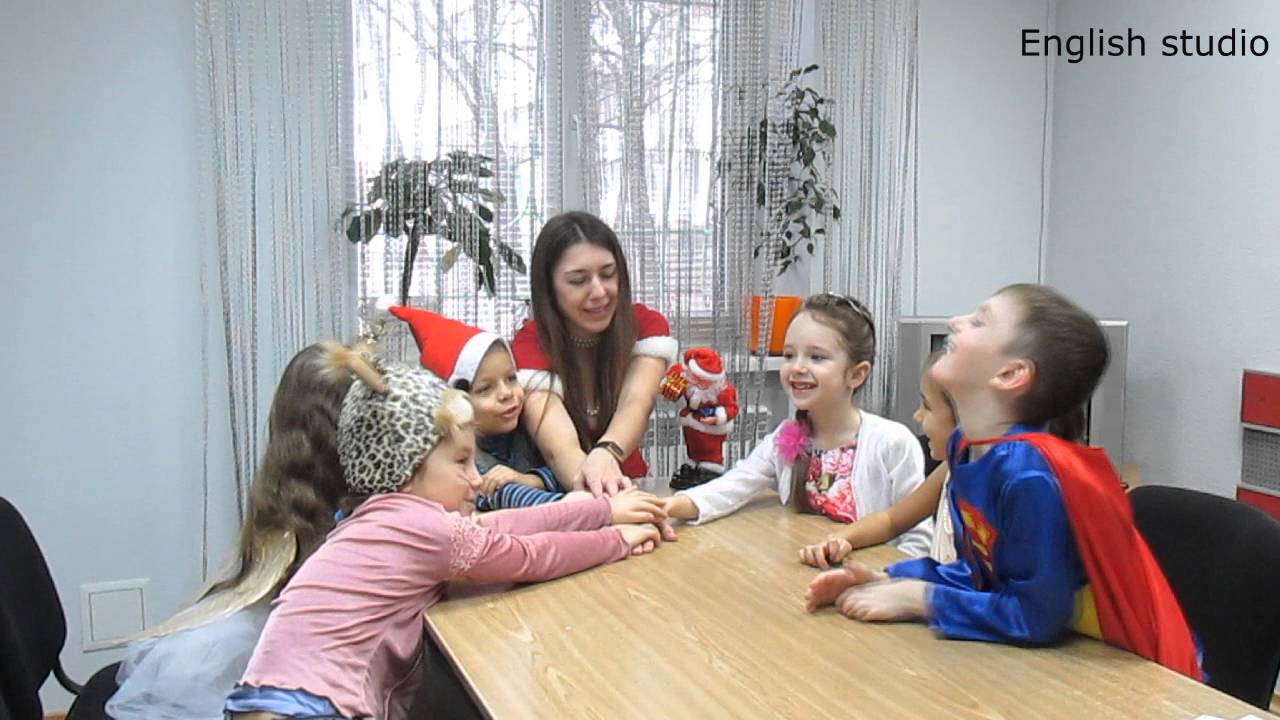 New Year games. Warm up with pre schoolers