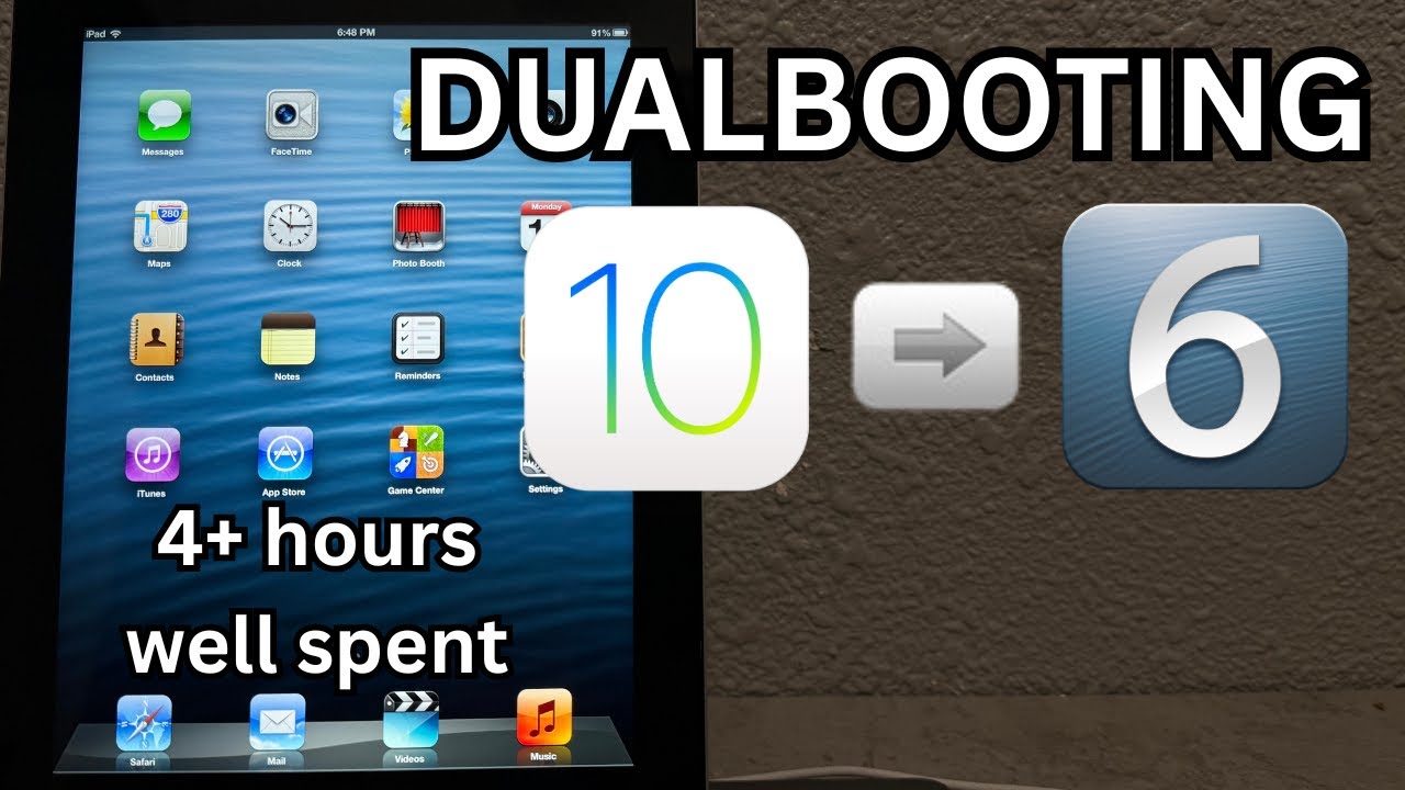 Dualbooting to iOS 6 on the iPad 4