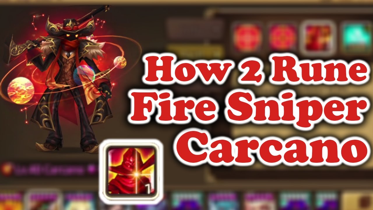 Как использовать руны (Fire Sniper Mk.I Carcano) в Summoners War
