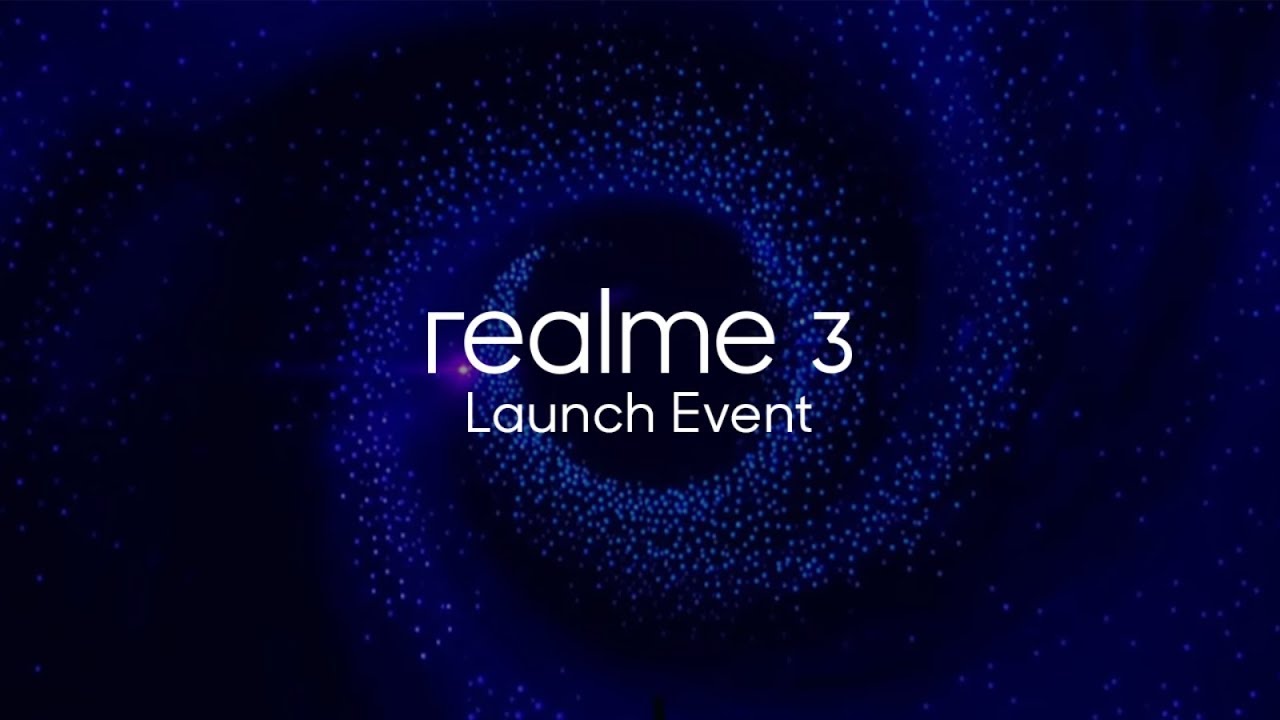 Realme 3 Launch Event