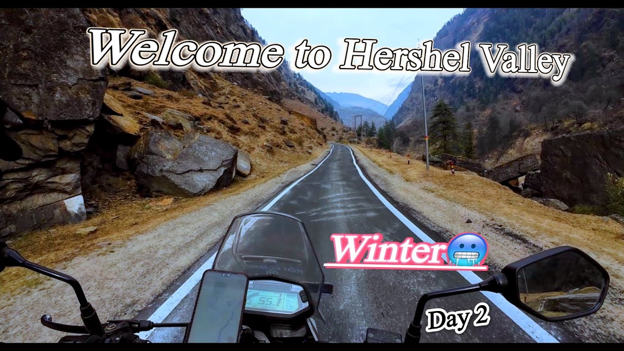 Winter ride harsil Valley day 2 noida to harsil खतरनाक मोड़ और बर्फीली हवाओं के बीच एक यादगार सफर