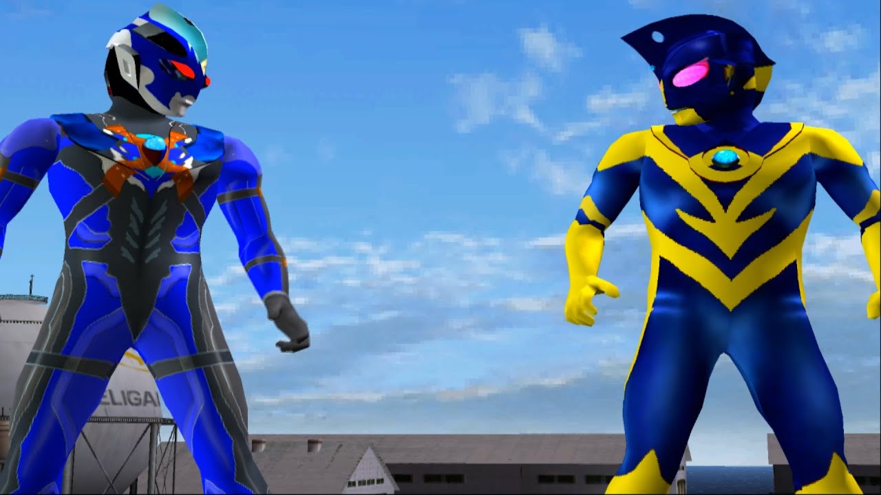 ULTRAMAN TREGEAR & SHADOW TAG TEAM - ULTRAMAN FIGHTING EVOLUTION 3
