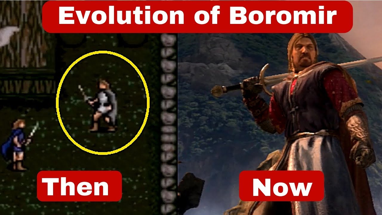 Evolution of Boromir in Video Games