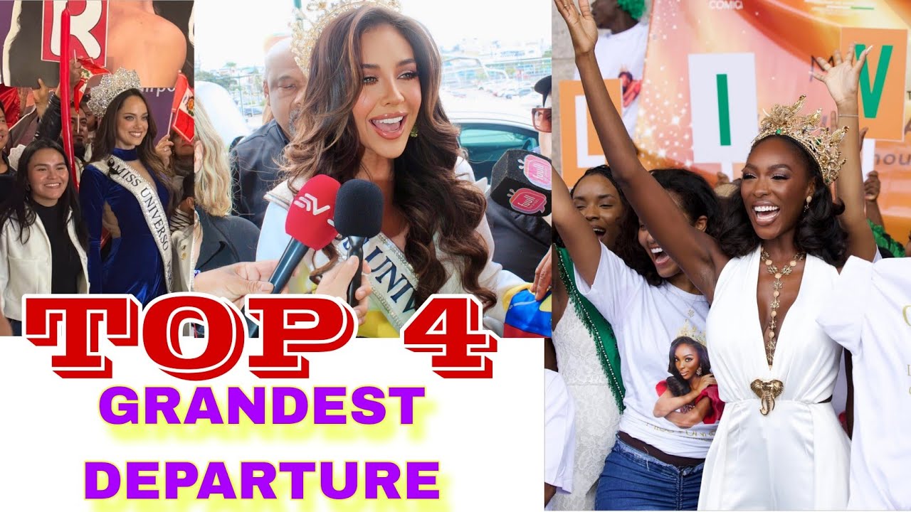 TOP 4 GRANDEST DEPARTURE || MISS UNIVERSE 2025 PAGEANT 