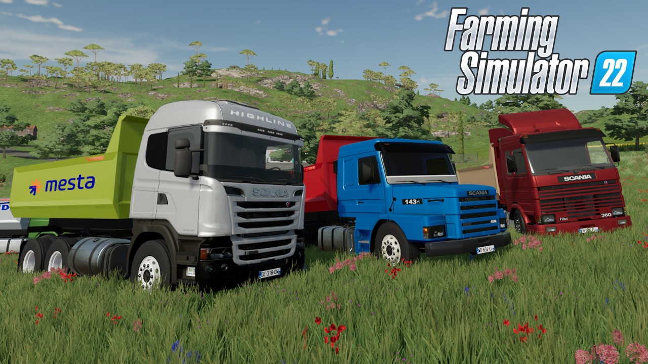 FS22 - Old Generation Scania Pack (DUMP TRUCKS) - Truck Mod for Farming Simulator 2022 ROLEPLAY
