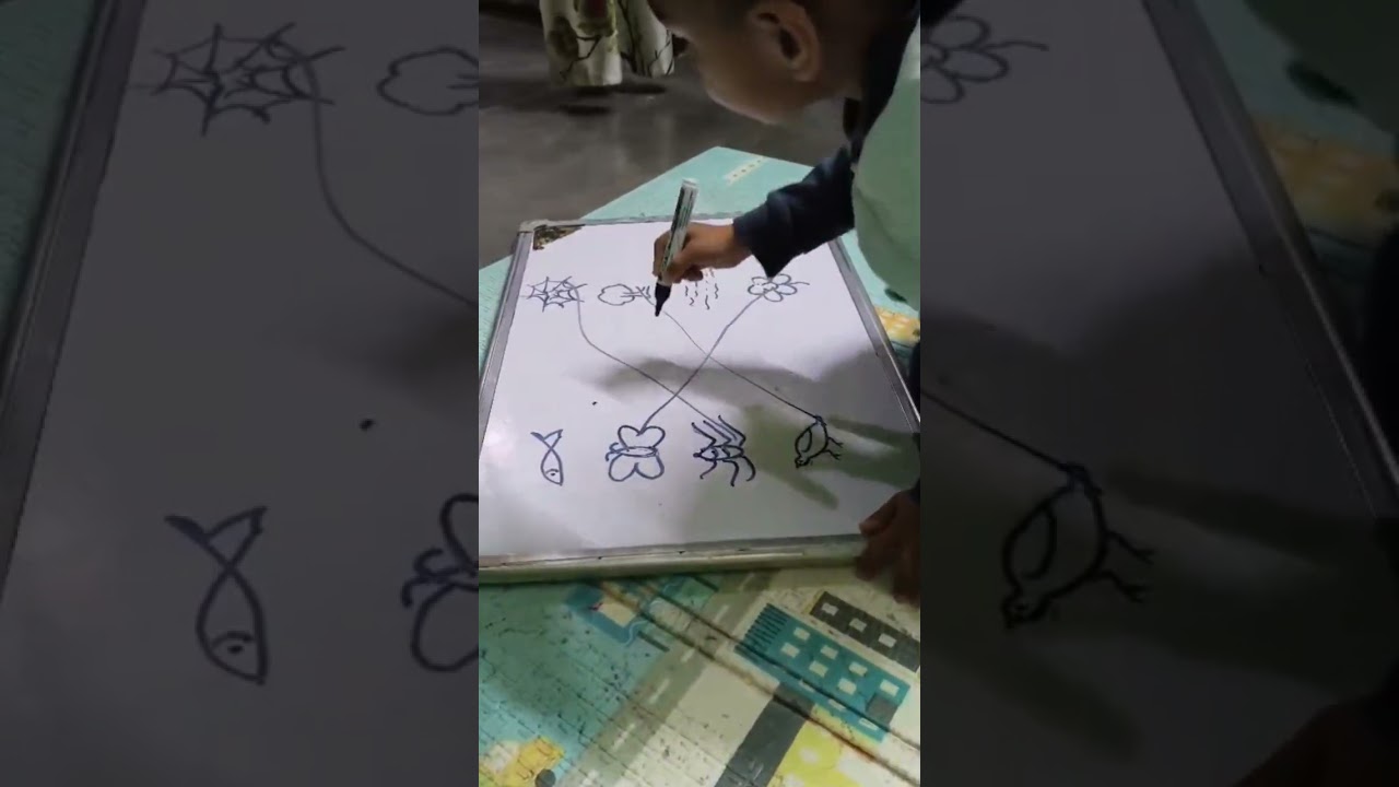 Think and match activity #kidslearning #rightbraineducationactivities #preschool #brainstroming