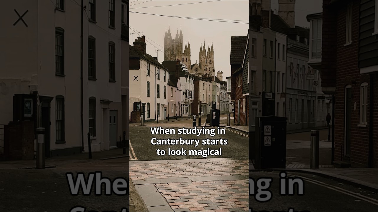 When studying in #Canterbury starts to look magical...