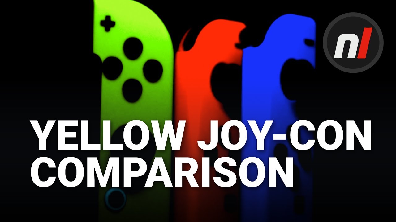 Yellow Joy-Con Comparison | Gallery