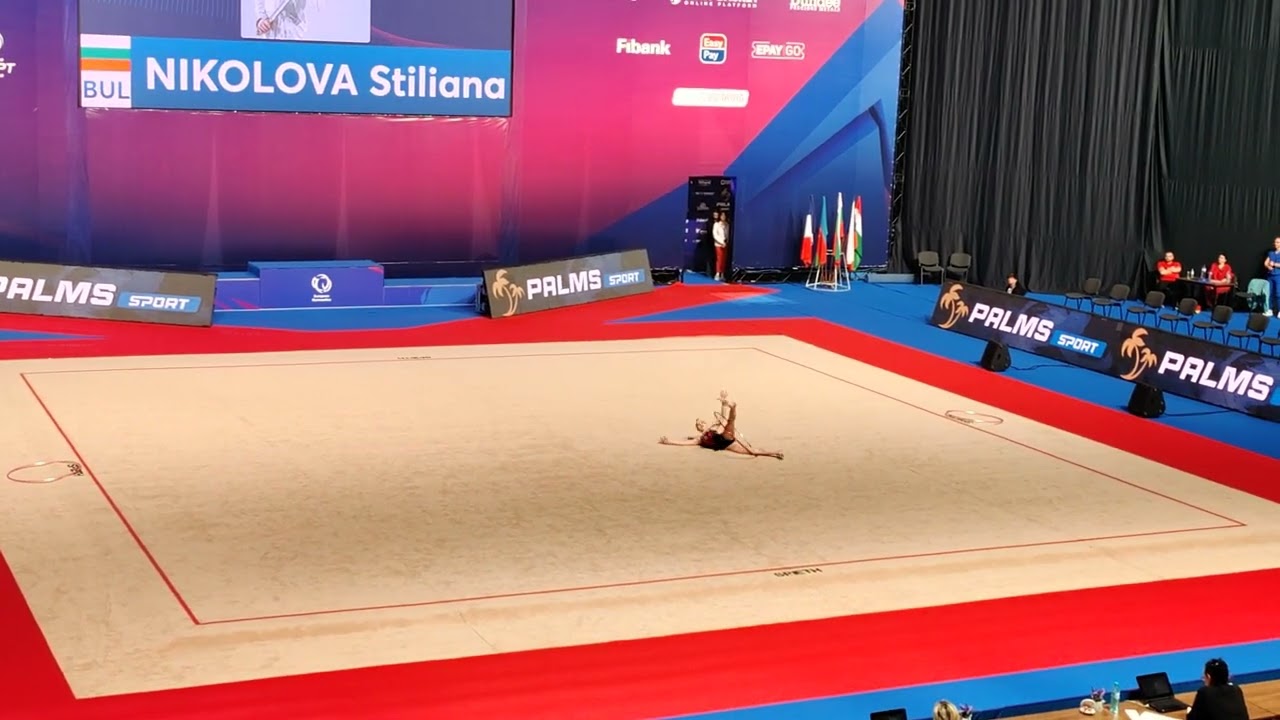 Stiliana Nikolova🥈 - European cup Burgas 2025 Cross Battles 1/8 final Hoop(30.533)