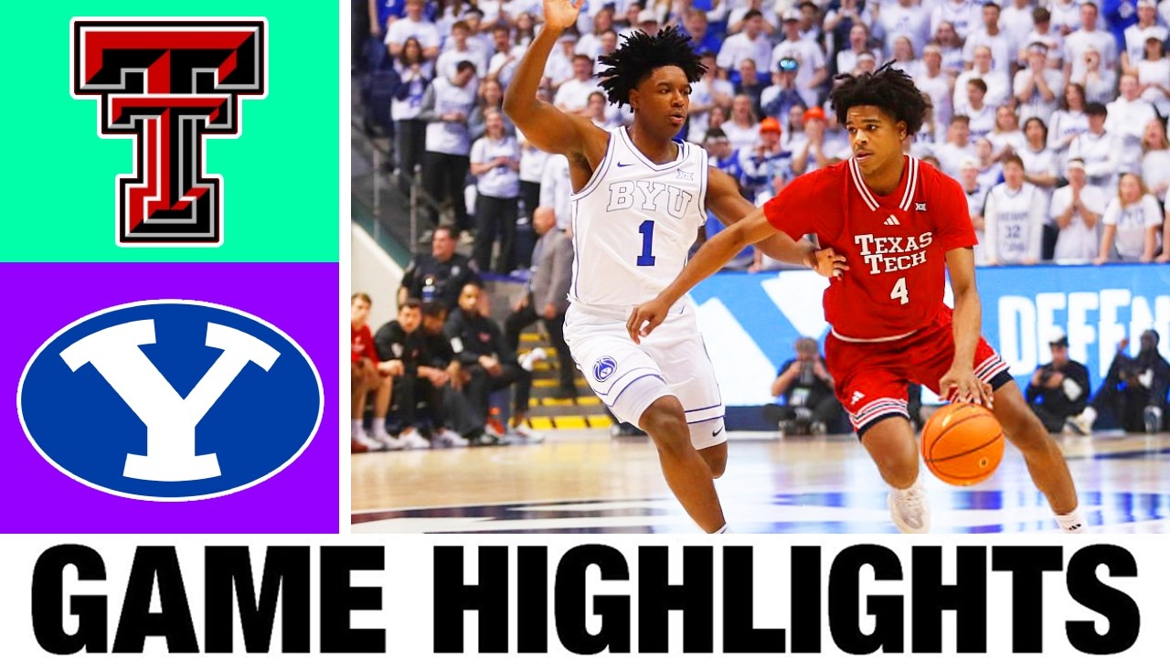 #10 Texas Tech vs BYU Highlights | Men's Basketball | College Basketball 2026