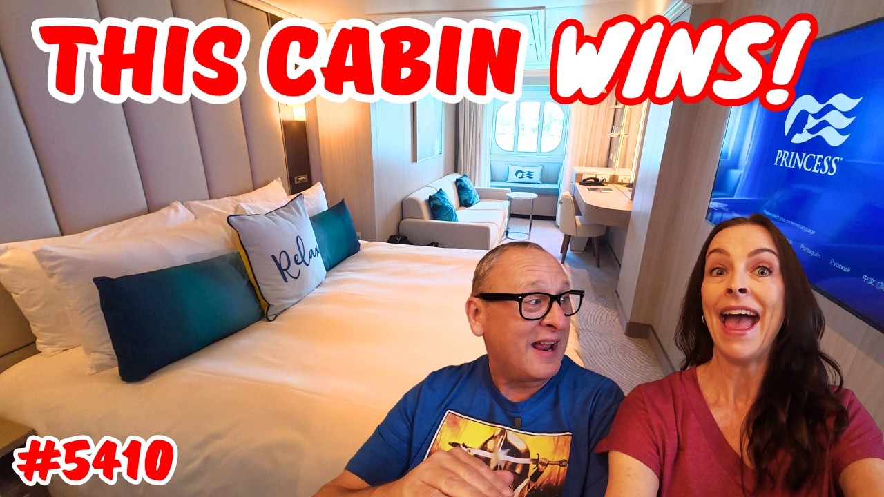 Star Princess Ocean View Room #5410 Tour & Review!