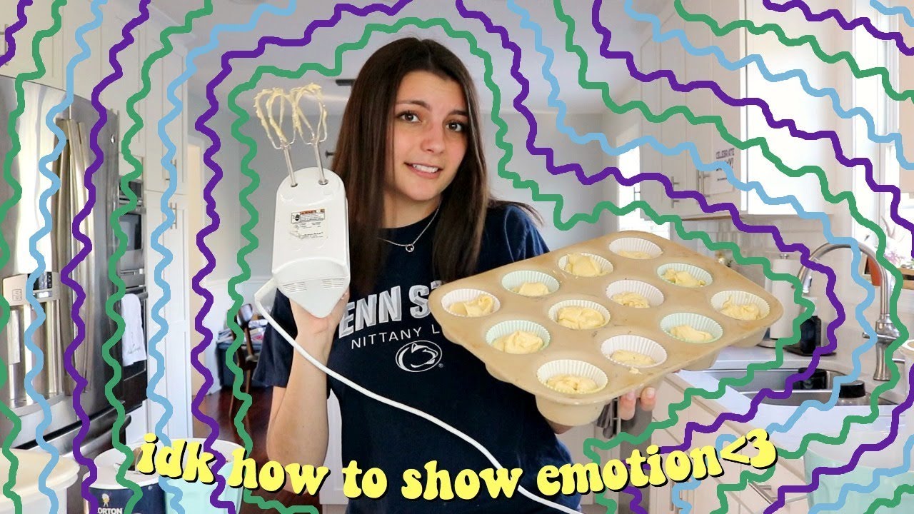 opening up about my life while baking cupcakes