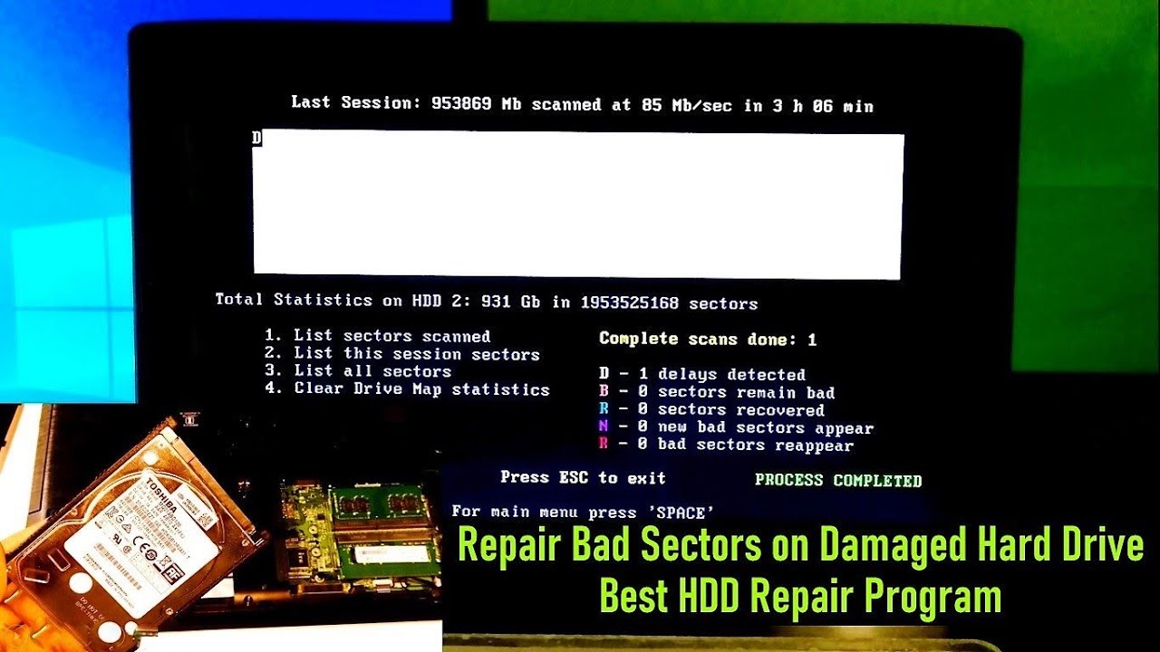 How to Repair Bad Sectors on Damaged Hard Drive Best HDD Repair Program (Easy Tutorial)