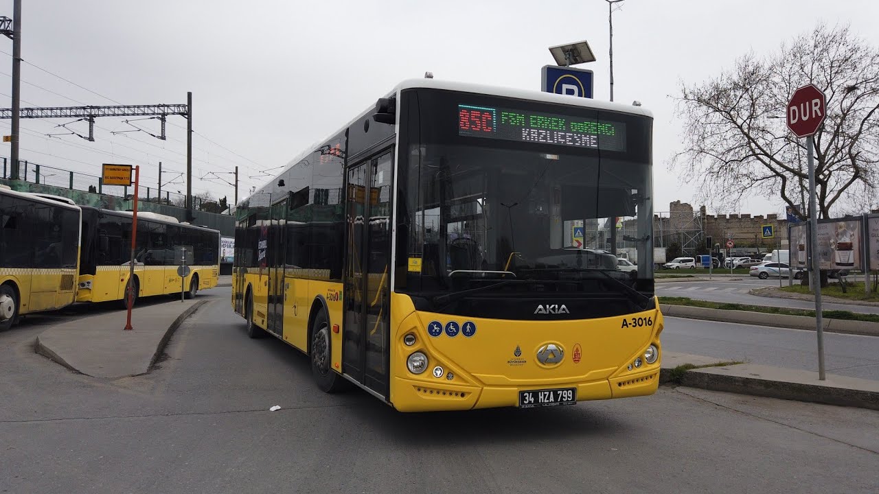 İETT | 85C ile Kazlıçeşme - Davutpaşa YTÜ Arası Otobüsle Seyahat