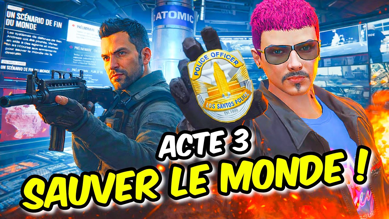 🔴ACTE 3 – ON DOIT SAUVER LE MONDE ! 🌍Braquage Fin du Monde GTA Online LIVE